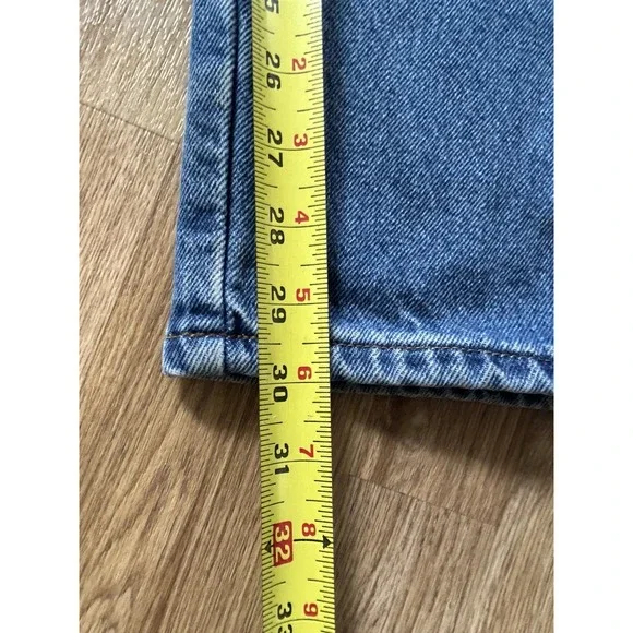 Men's LL Bean Classic Fit Flannel Lined Jeans Size 34x30 - Picture 6 of 9